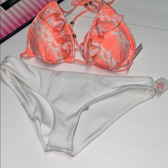🔥Victoria's Secret Swimsuit 2pc M//Xs New #8 - Picture 8 of 8